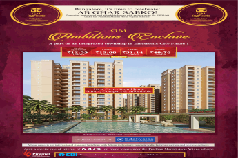 Avail a special rate of interest of 6.47% on home loans under PMAY scheme at GM Ambitious Enclave in Bangalore